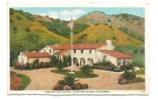 Catalina Island California CA Postcard Avalon High School picture
