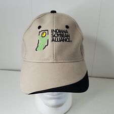 VTG Indiana Soybean Alliance Embroidered Adjustable Hat Baseball Cap Checkoff picture