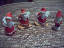 Vintage Antique Miniature Santa Porcelain Bisque Snow Babies Figurines Christmas picture