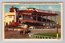 Tijuana-Mexico, Club House, Grand Stand, Agua Caliente, Vintage Postcard picture