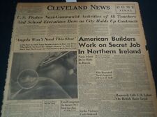 1941 JULY 11 CLEVELAND NEWS NEWSPAPER - AMERICAN BUILDERS ON SECRET JOB- NT 7459 picture
