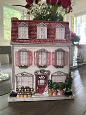 The Flower Store Cookie Jar Sherwood Brands 1999 Ceramic Victorian House picture