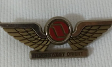 Vintage 1960's Northwest Airlines Souvenir Advertising Pin 2.5” picture