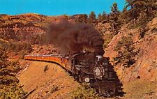 Silverton CO Colorado Train Railroad Rockwood Canyon Rio Grande Vtg Postcard D39 picture