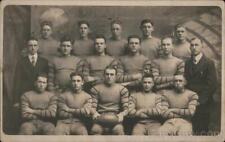 RPPC Early Football Team Real Photo Post Card Vintage picture