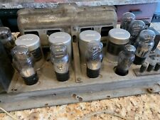 PHILCO MODEL 87 RADIO CHASSIS with TUBES & Speaker  untested picture