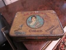 Vintage La Palina Senators Mild Cigar Metal Tin Tobacco Smoke Collectible  Case picture