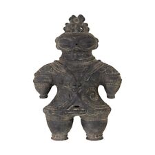 HANIWA Dogu Replica Clay ring Jomon period Clay Statue Earthen Figure H=10.6 in picture