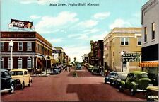 Postcard Main Street in Poplar Bluff, Missouri picture