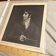 Vintage Print: Portrait of Thomas Girtin - British Watercolor Artist & Etcher picture