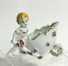 Vintage Thames Bone China Girl with Cart Flowers Figurine                   H4 picture