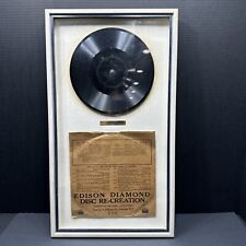 AN EDISON ORIGINAL RECORDED AT ORNAGE NEW JERSEY 1921 EDISON DIAMOND DISC  picture