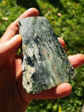 New Zealand Greenstone Serpentine Quartz mix Rare Pounamu slab lapidary picture