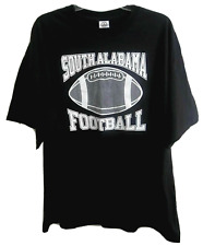University Of South Alabama Football Black T-Shirt Adult 3XL XXX-Large NCAA New picture