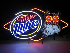 Amy Miller Lite Hooters Owl Beer Neon Sign Light Lamp 24
