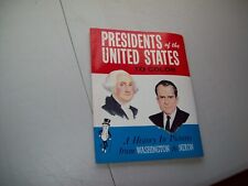 1969 Presidents of the United States coloring book Washington to Nixon MINT/NEW picture