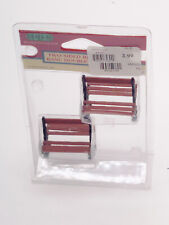 VTG 2003 Lemax Village Collection Two Sided Bench Set of 2 Opened picture