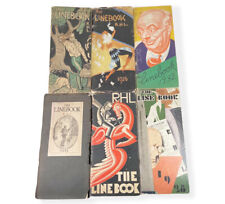 6 R.H. Little THE LINEBOOK Booklets 1925 - 1929 1932 Chicago Tribune Vintage picture