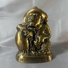 Vintage Oklahoma State Cowboys Banthrico Metal Bank Mascot College Football picture