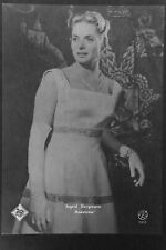 Vintage  Glass Plate Negative Ingrid Bergman 