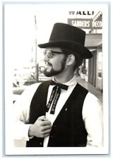 1867-1967 Centennial Man In Hat Tie Salisbury Missouri MO RPPC Photo Postcard picture