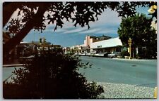 Vtg Littlefield Texas TX Downtown Street Scene 1970s View Old Chrome Postcard picture