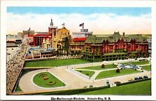Atlantic City NJ-New Jersey, Marlborough-Blenheim, Aerial View Vintage Postcard picture