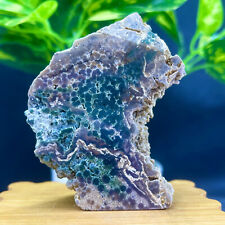 114G  Beautiful Natural Purple Grape Agate Chalcedony Crystal Mineral Specimen picture