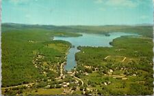 Lake Bomoseen Aerial View, Vermont - Postcard picture