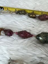 Victorian Wire Wrapped German Beads Garland Christmas Antique Ornament 1900's picture