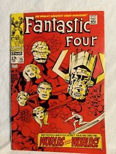 Fantastic Four #75 Silver Age 1968 Silver Suffer and Galactus picture