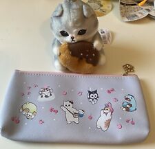 Mofusand  Cat Plush Doll Keychain Cute Cat Doll With Pencil Bag picture