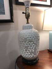 Blanc De Chine White lamp with nightlight inside picture