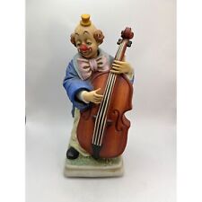 Melody In Motion Porcelain Bisque Clown Figurine Hand Painted Waco picture
