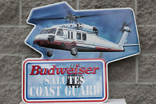 1994 Budweiser Beer Salutes Coast Guard Large Metal Sign picture