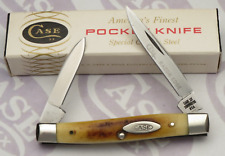 Case XX USA 4 Dot 1976 5233 SSP “Razor Edge” Penknife Genuine Stag MINT (#5) picture