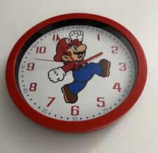 Nintendo Super Mario Brothers Analog Wall Clock “Mario” Round Standard Clock picture