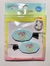 Daiso Sanrio LITTLE TWIN STARS HAIR BANG CLIPS 2pcs (Blue) - New *US Seller* picture