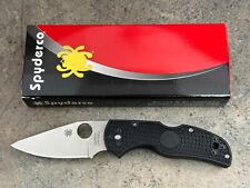 Spyderco Native 5 Knife Lightweight Black Handle C41PBK5 Plain Edge S30V Blade picture