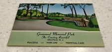 Vintage 1960 Postcard Greenwood Memorial Park Millville NJ Rare No Others Found picture