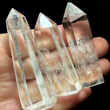 136g 3pcs Genuine Polished Clear Quartz Obelisk From CHINA C191 picture