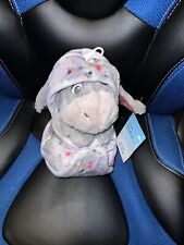 2023 Disney Parks Baby Eeyore in a Blanket Pouch Plush Winnie The Pooh New picture