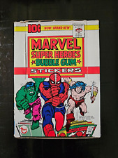 1976 TOPPS MARVEL SUPER HEROES STICKERS - FULL BOX - 36 UNOPENED PACKS picture