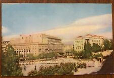 Great Britain Hotel, Athens, Greece, Soldiers Dress Parade, Postcard PM 1953 picture