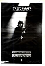 NPBK25 NEWSPAPER PRESS ADVERT 15X11 GARY MOORE & THE MIDNIGHT BLUES BAND picture