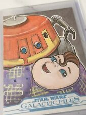 2018 Topps Star Wars Galactic Files Alora & Chopper Sketch Card NM Rebels Ahsoka picture