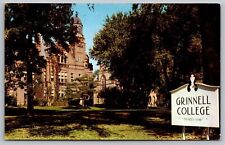 Administration Building Blair Hall Grinnell College Iowa School Campus Postcard picture
