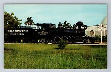 Bradenton FL-Florida, Tourist Train, Antique Vintage Souvenir Postcard picture