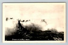 RPPC-La Push WA-Washington, Storm RPPC Vintage Souvenir Postcard picture