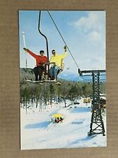 Postcard Stowe VT Vermont Chairlift Spruce Peak Ski Area Skiing Vintage PC picture